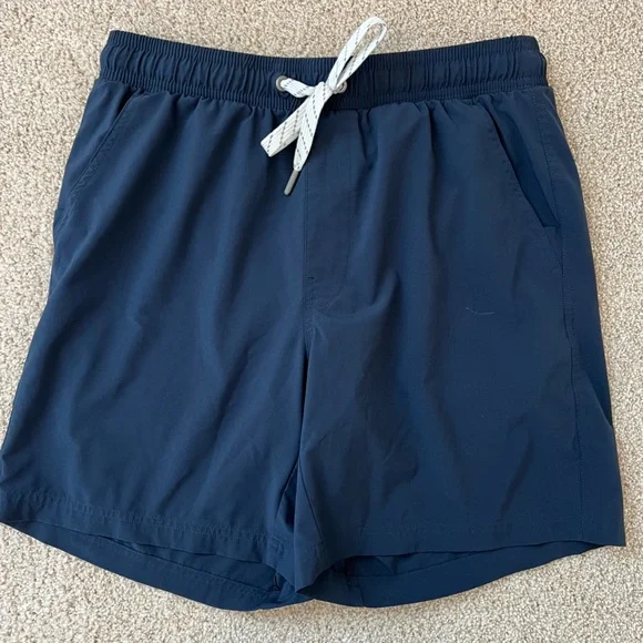 Skora & DSG Men’s Black Blue Gray Medium Workout Gym Lined Drawstring Shorts - Picture 7 of 16